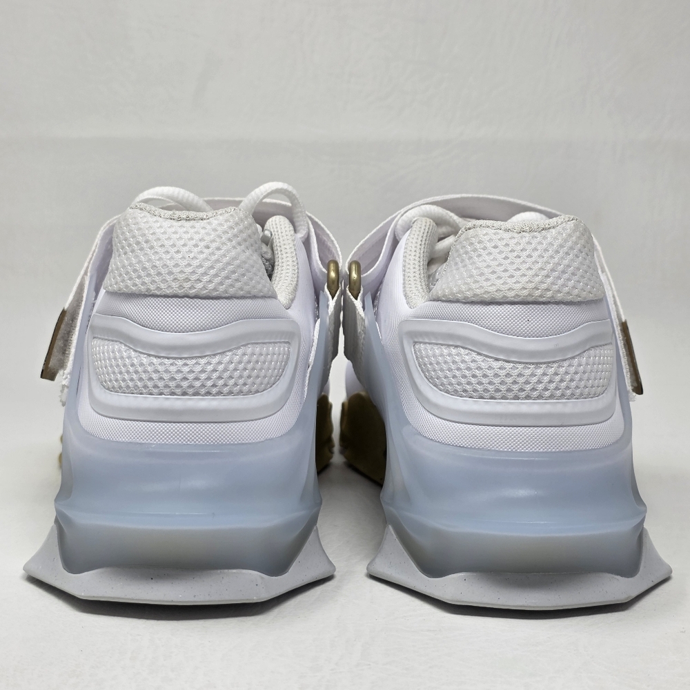 Nike Savaleos White Metallic Gold Weight Lifting Shoes CV5708 101 Men's Sz 4.5 - Picture 5 of 10